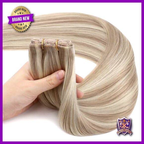 16 Inch Human Hair Extensions 80g Double-Sided Weft Remy Hair main image 6